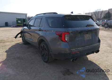 2022 Ford Explorer St из США, поврежденный, VIN 1FM5K8GC2NGC50039